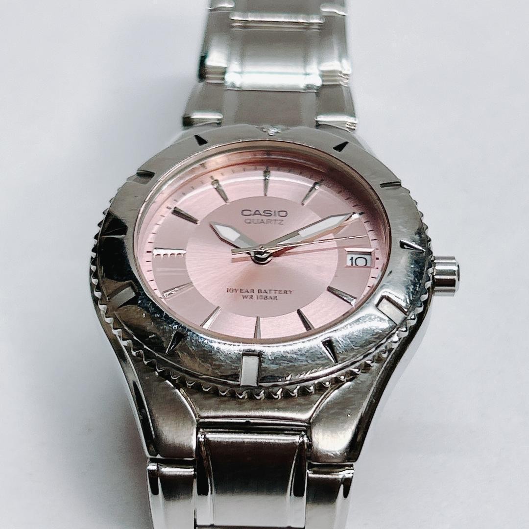 [Ends Today] Casio Ladies’ Date Watch, Pink, LTD-1035