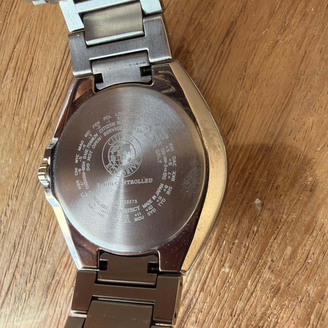 Citizen Attesa CB3010-57A Eco-Drive Radio Titanium White Dial Watch
