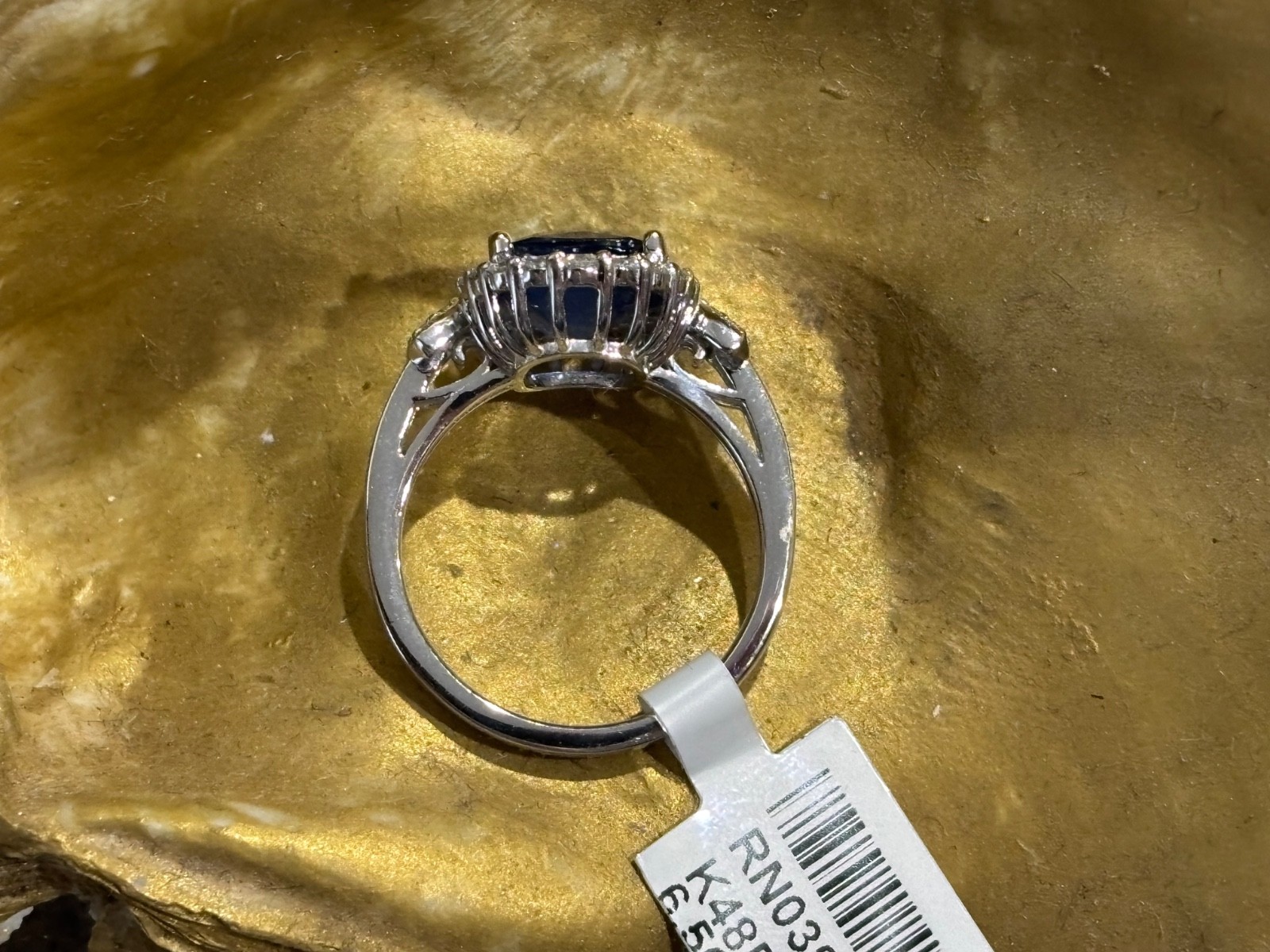 Natural GIA Cert 3.0ct Ruby & .90ct Diamond 14k Wt Gold Ring, Size 7.