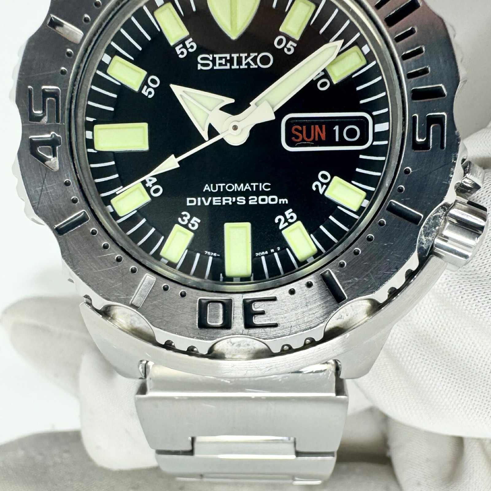 Seiko Black Monster SKX779 Divers Day-Date 200m Automatic Watch – Japan