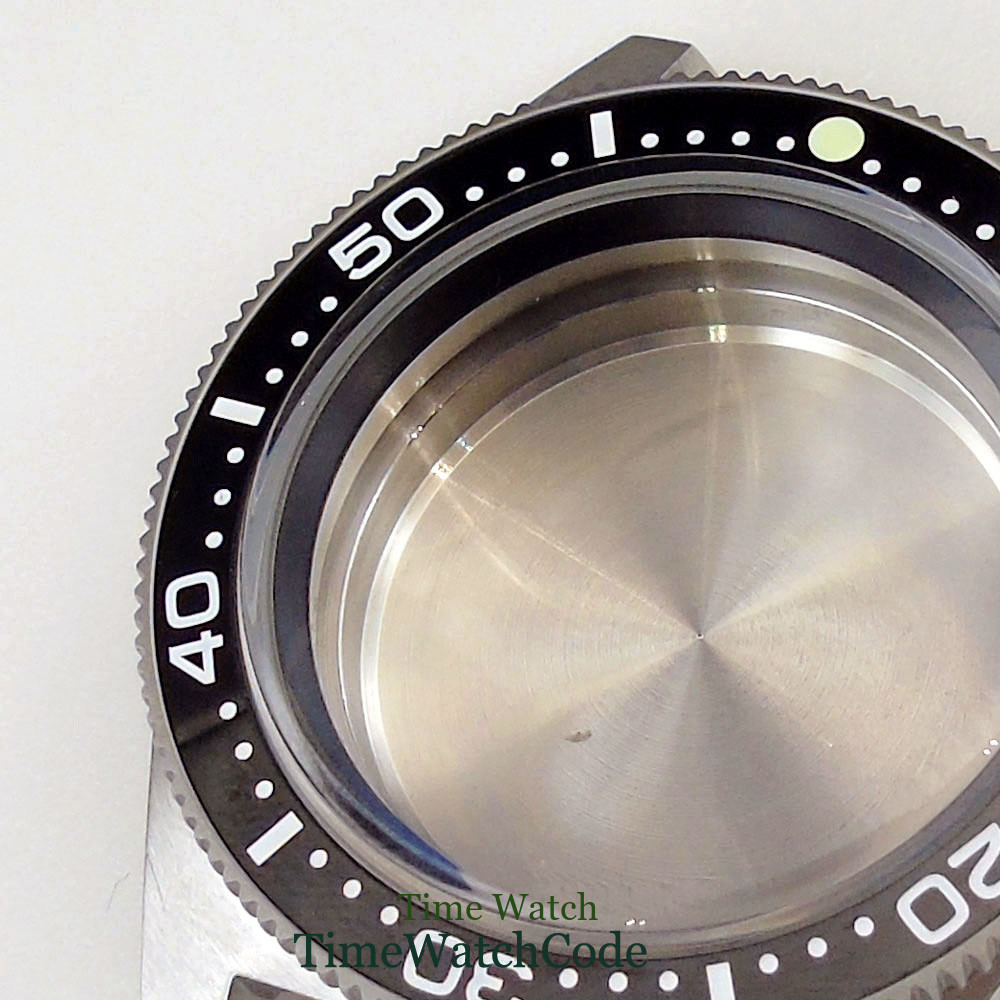 30ATM Diver Watch Case Fit NH35 ETA2824 PT5000 AR Coating Domed Sapphire Glass