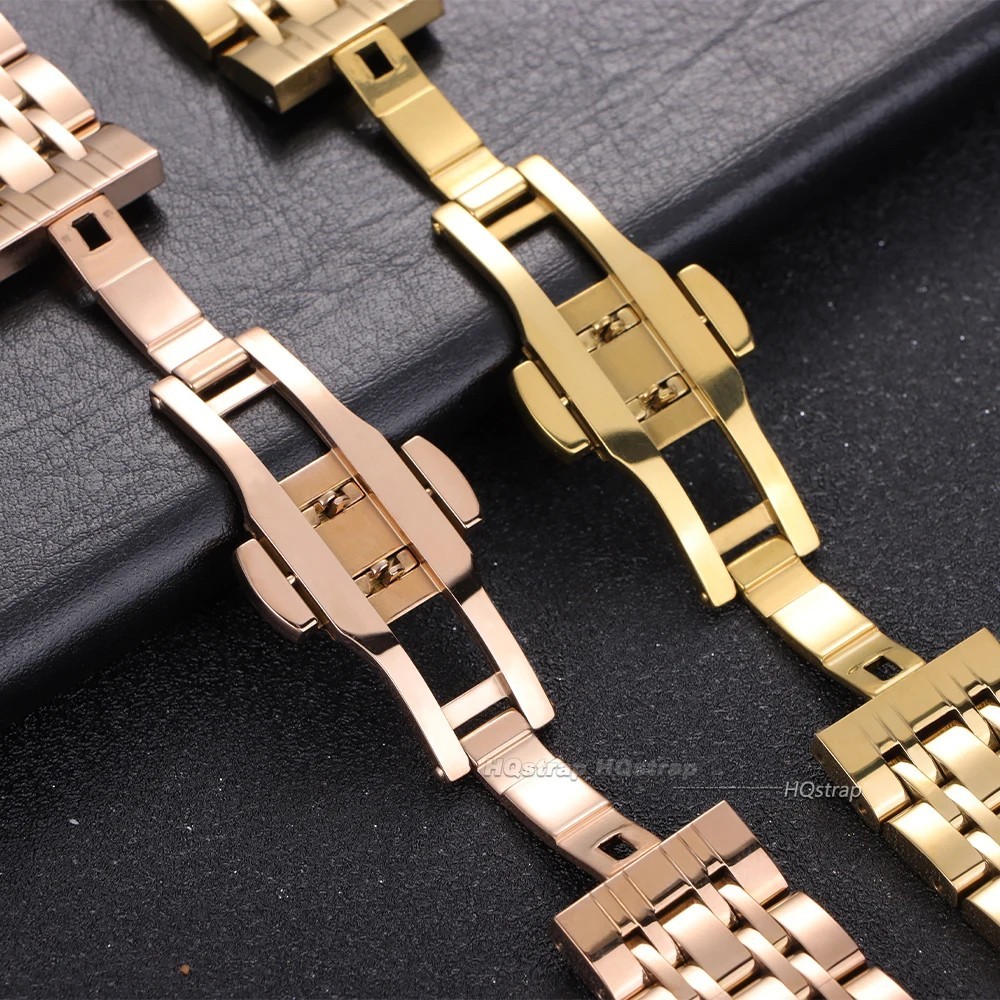 Stainless Steel Watch Band 18mm 20mm 22mm Metal Strap Universal Replacement