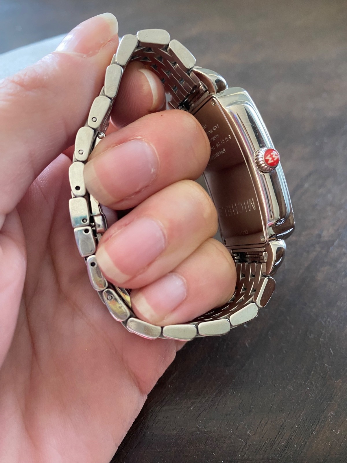 michele diamond deco watch
