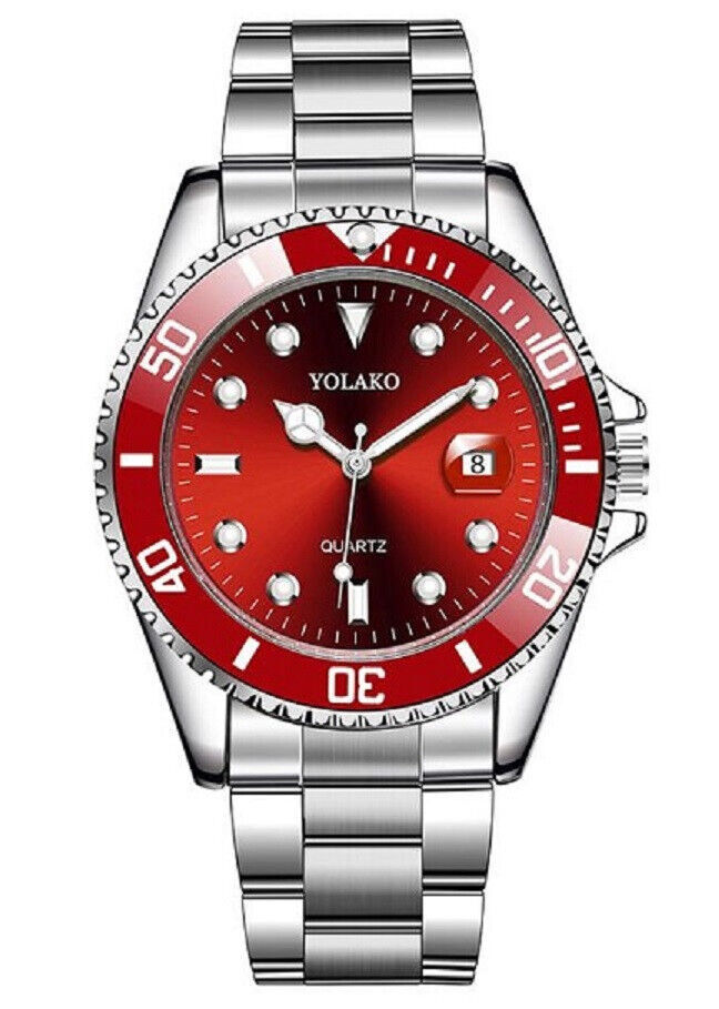 Classic Luxury Men’s Stainless Steel Casual Analog Date Quartz Wrist Watch UK