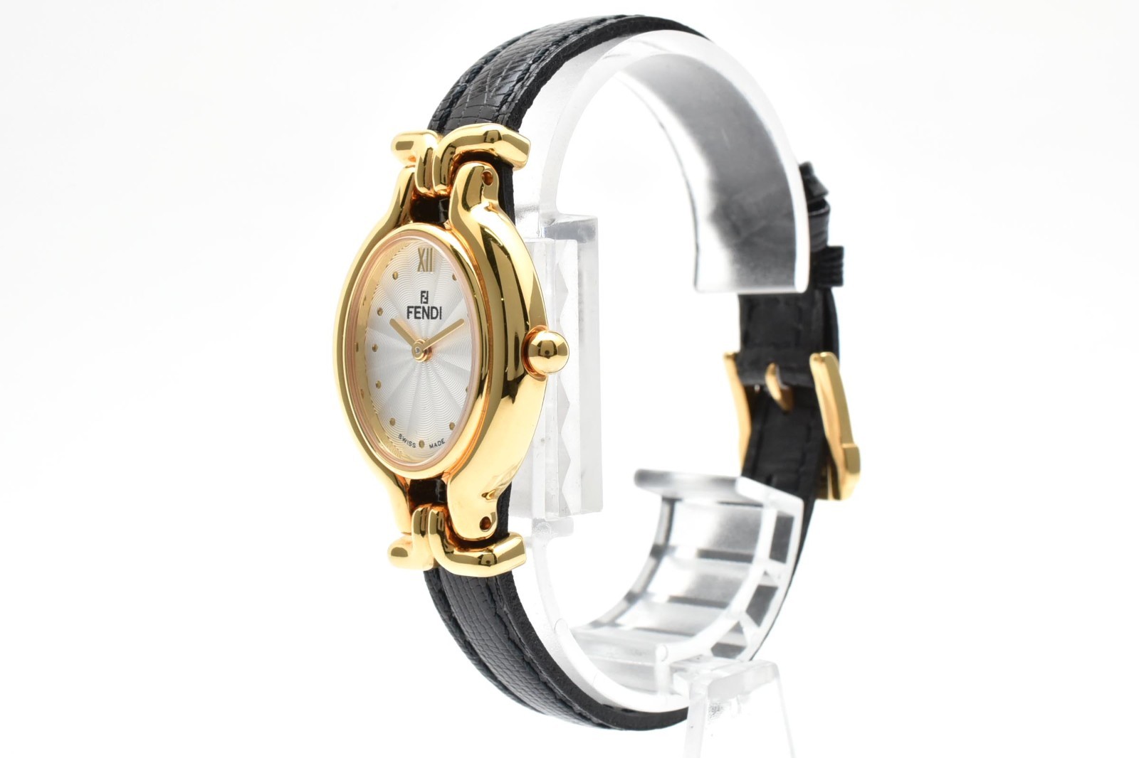[5 Change Belts Box] FENDI 640L Vintage Women’s Quartz Watch Gold Tone