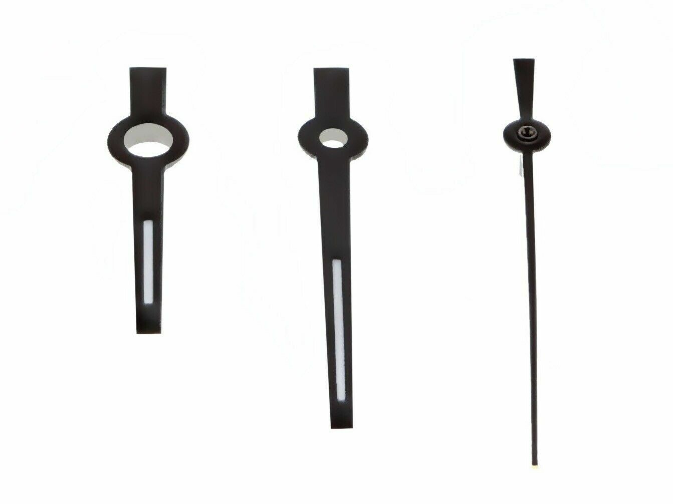 Watch Hands For Rolex Datejust Non Quick Set Movement 1530-1570 Stick Black