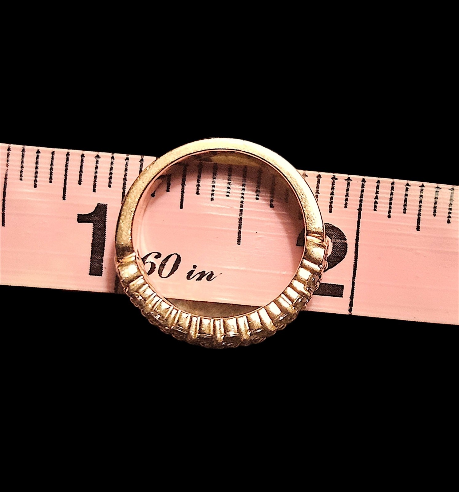 14K Rose Gold 2.15 CTW Cocoa & White Diamond Pavé Multi-Row Band Ring Size 7