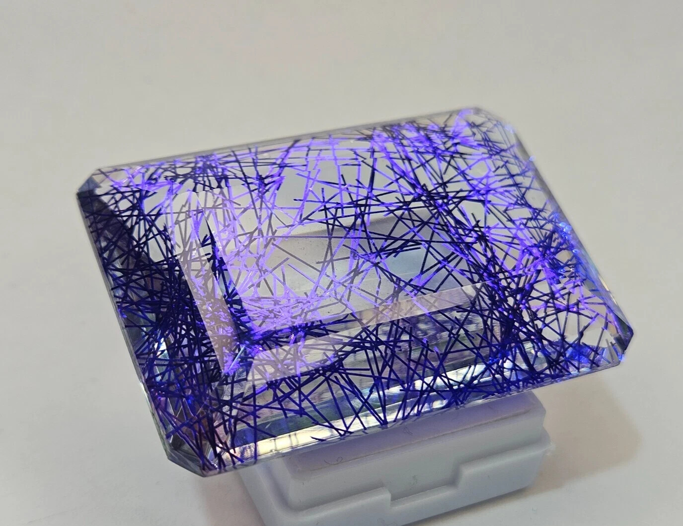 Superb Rutilated Quartz Natural Emerald Cut 195+ Ct Loose EGL Certified Gemstone