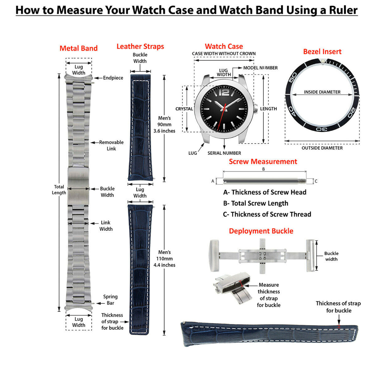 21mm 316L Steel Bracelet Wrist Watch Band Fits Omega Planet Ocean 600M