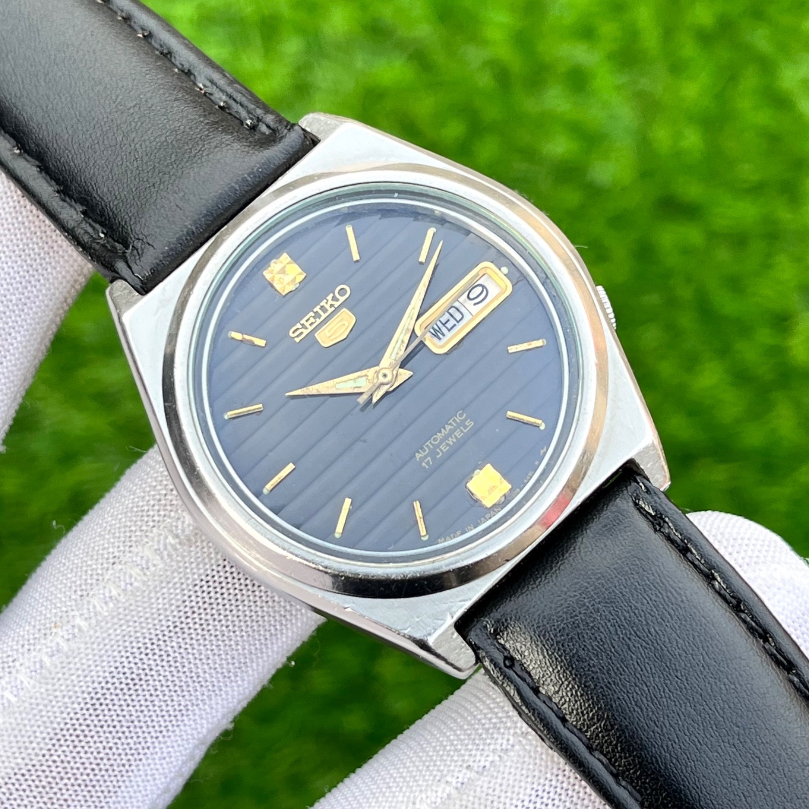 Vintage Seiko 5 Dress Formal Automatic Japan Made Men’s Watch 7009-876J