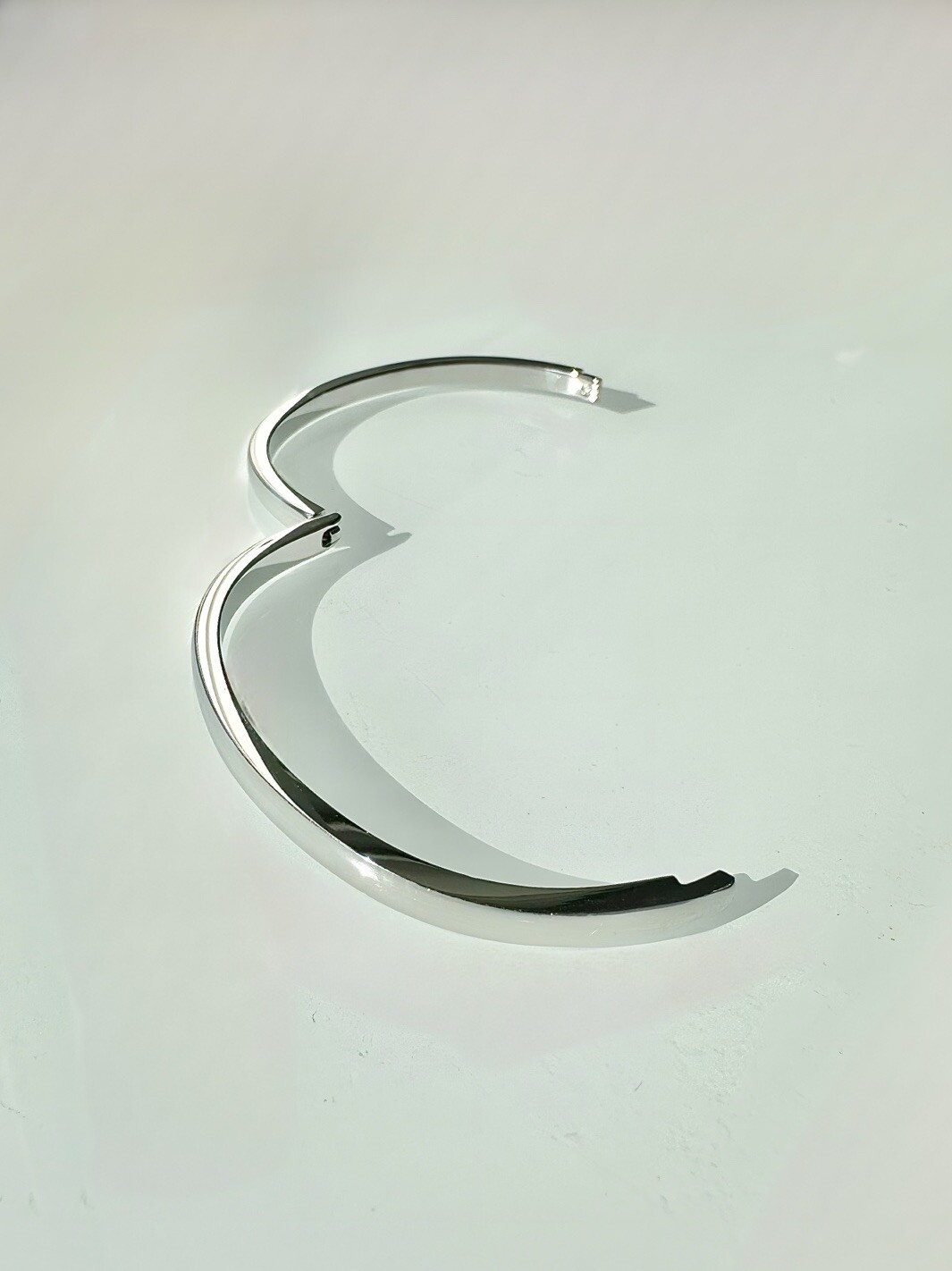 Pack of 2 -(1 Silver + 1 gold) Stainless Steel Plain Tarnish-Free Bangle Size 7