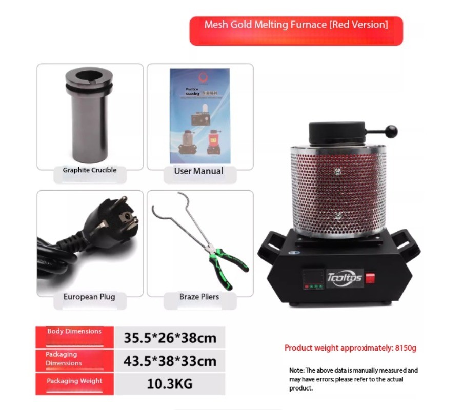 Mesh-type Melting Furnace Gold Melting Furnace Metal Melting Furnace Small-scale