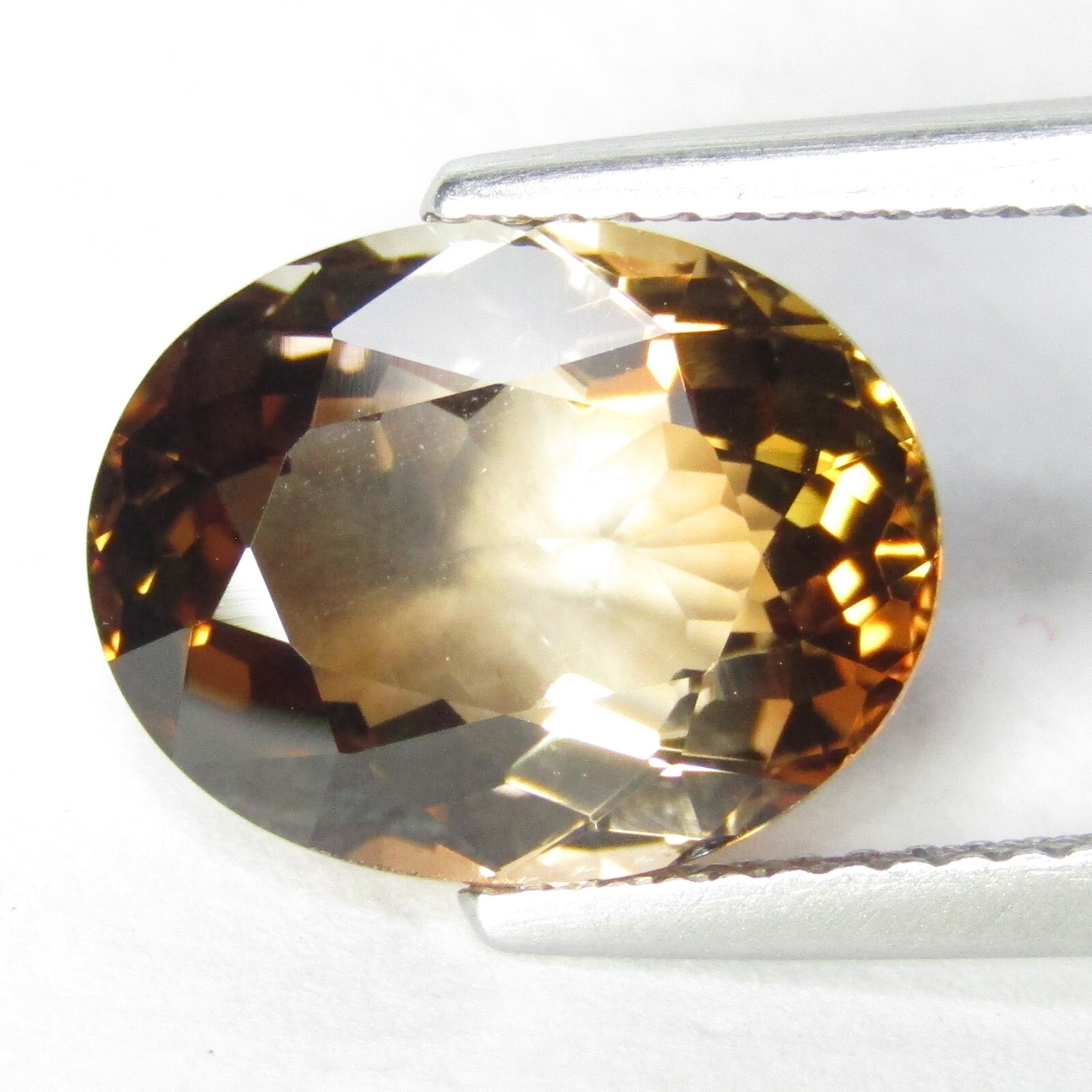 5.67Cts Charming Natural Champagne Color Champion Topaz Oval Cut Loose Gemstone