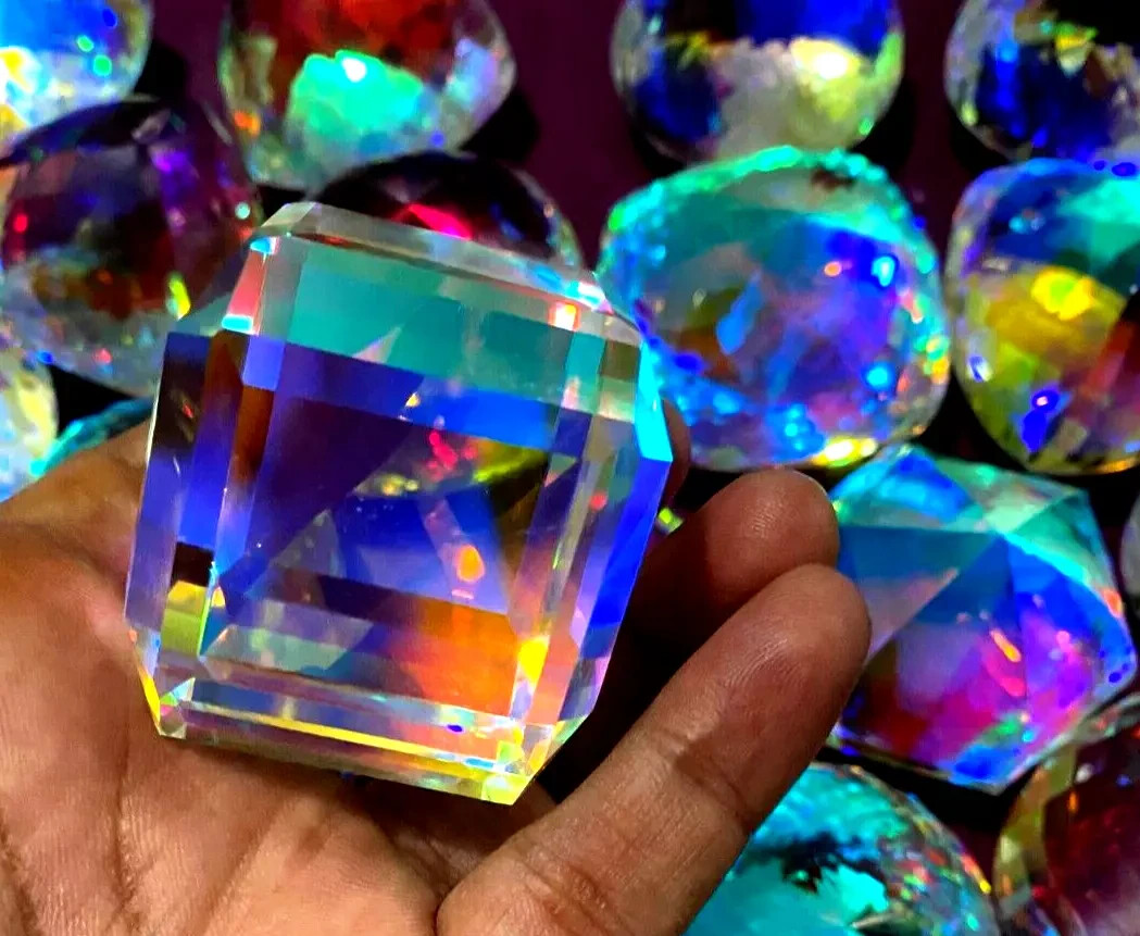 2000 Ct+ Rainbow Color Mix Cut Natural Big Size Mystic Topaz Gemstone Lot A+