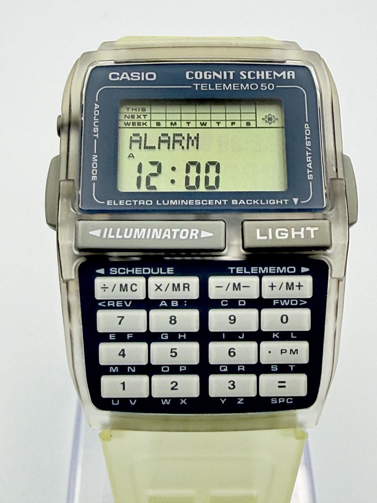 CASIO DBC-63 Cognit Schema Nazca Data Bank Digital Calculator Watch – Rank A