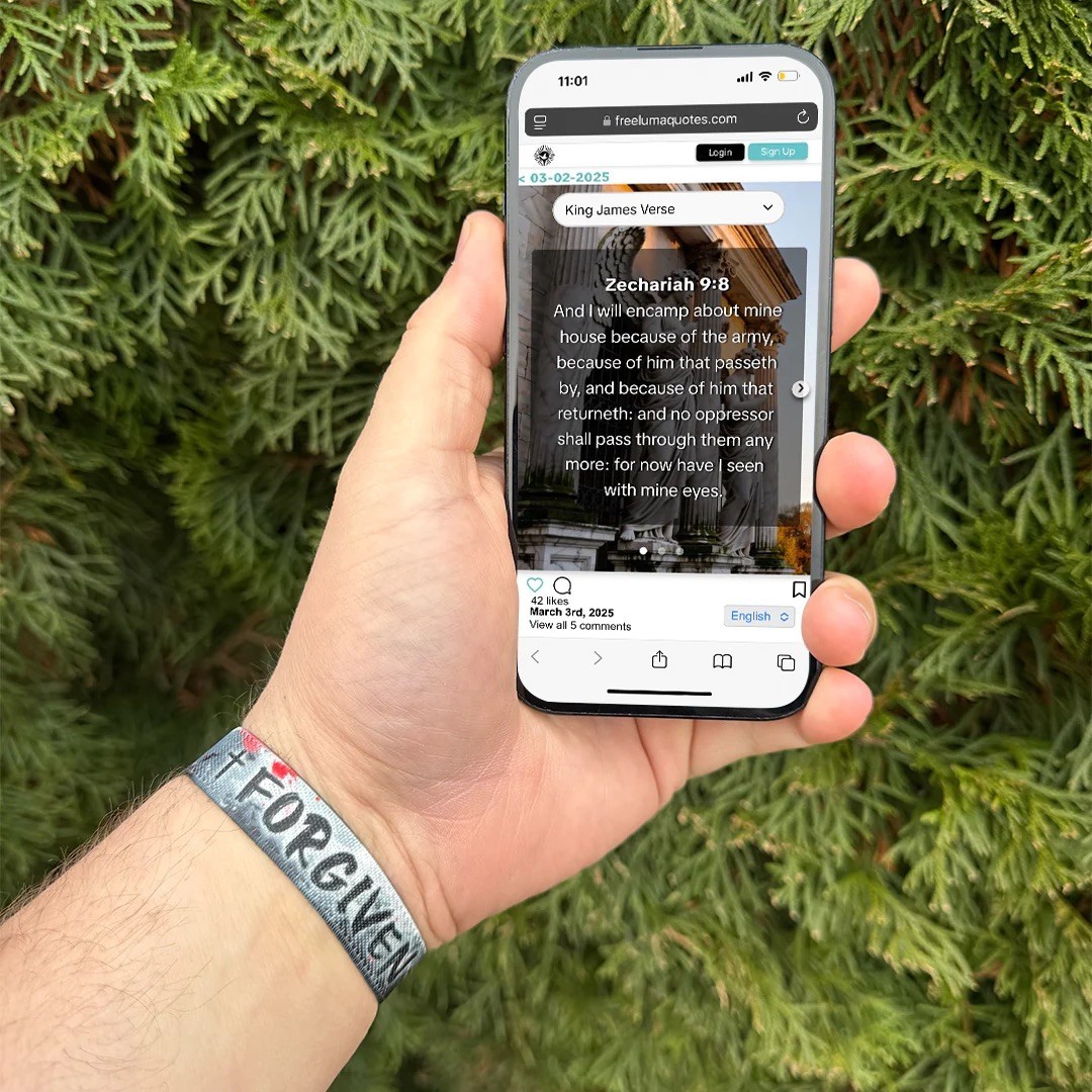 Forgiven Bible Verse Bracelet