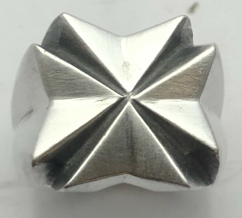 MJG STERLING SILVER.MALTESE CROSS RING. 21MM SQ. 38 GR. HARLEY. WARHAMMER
