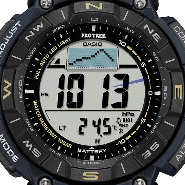 CASIO PRO TREK PRG-340SC-2JF Black Climber Line Men’s Watch New in Box