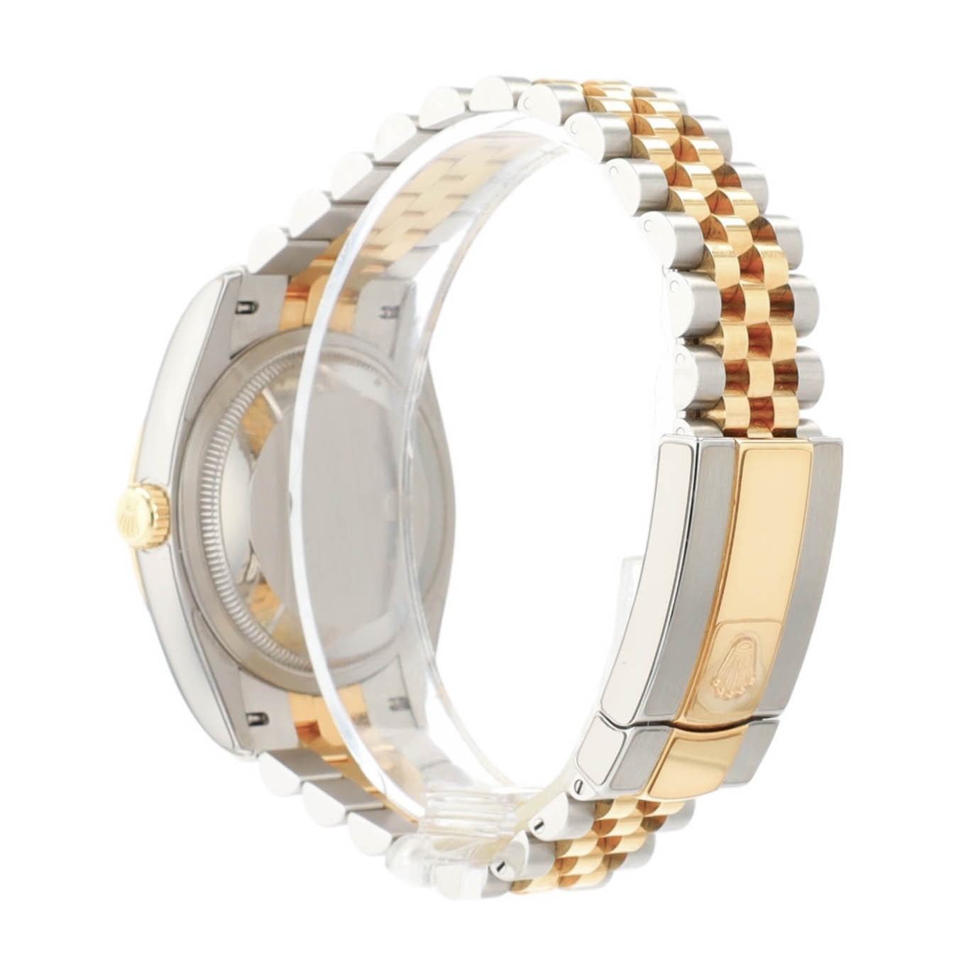 Rolex Datejust 126233 Black Diamond Dial 18KY Gold Steel Jubilee Watch Box Paper