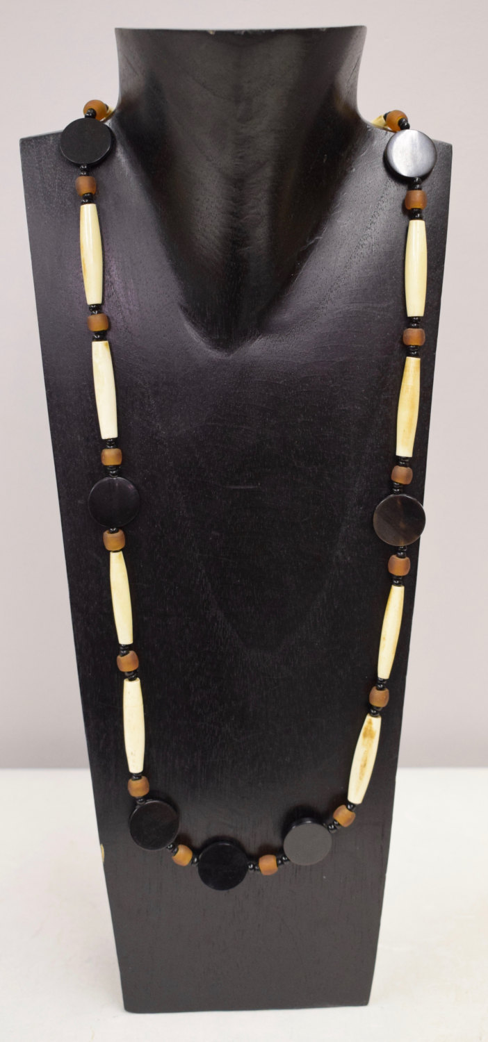 Necklace Assorted Horn Bone Beaded Necklace