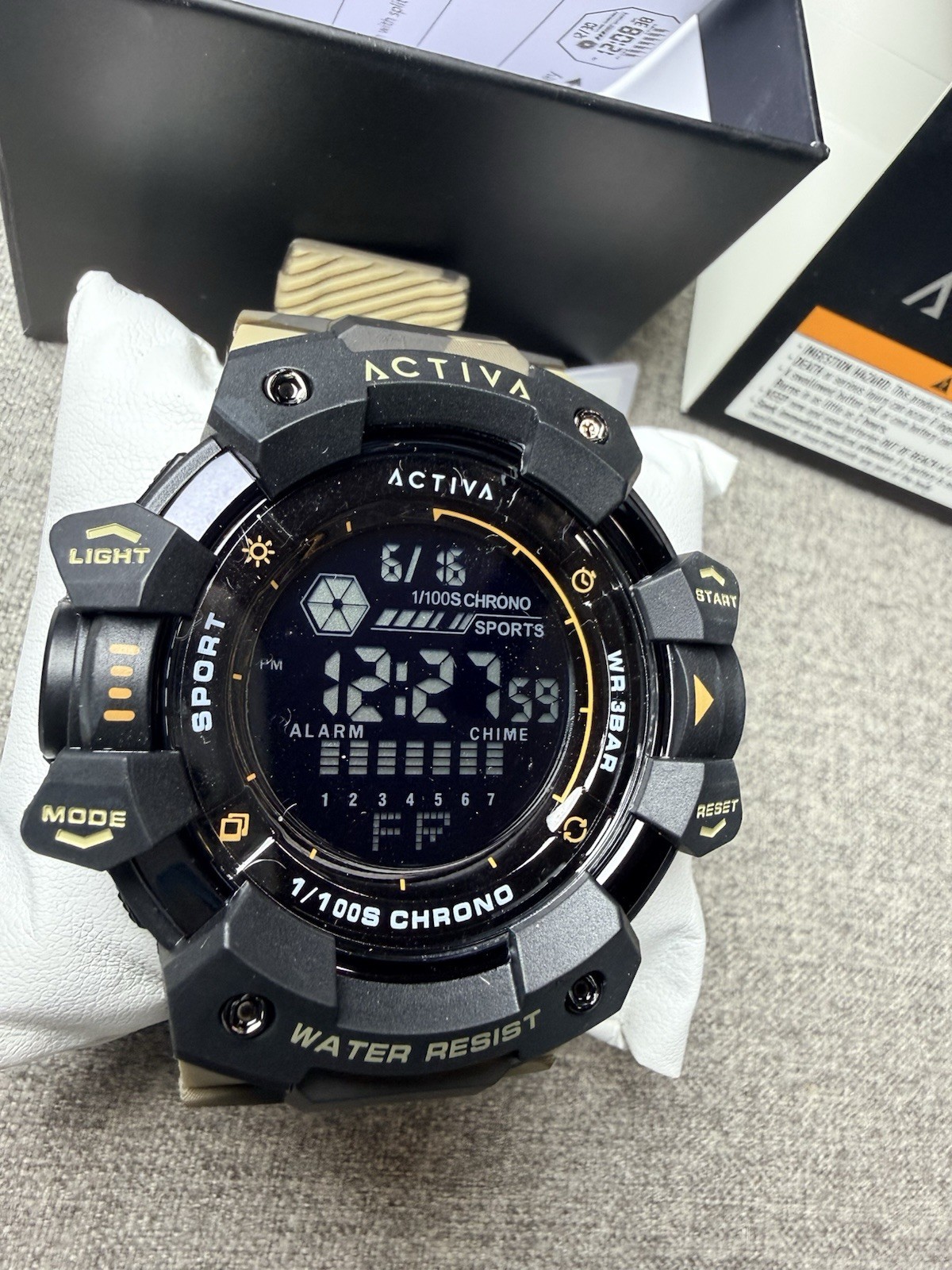 ACW8050MC-001 – Activa Armour X Invicta Men’s Digital Watch – 50mm. Camouflage.