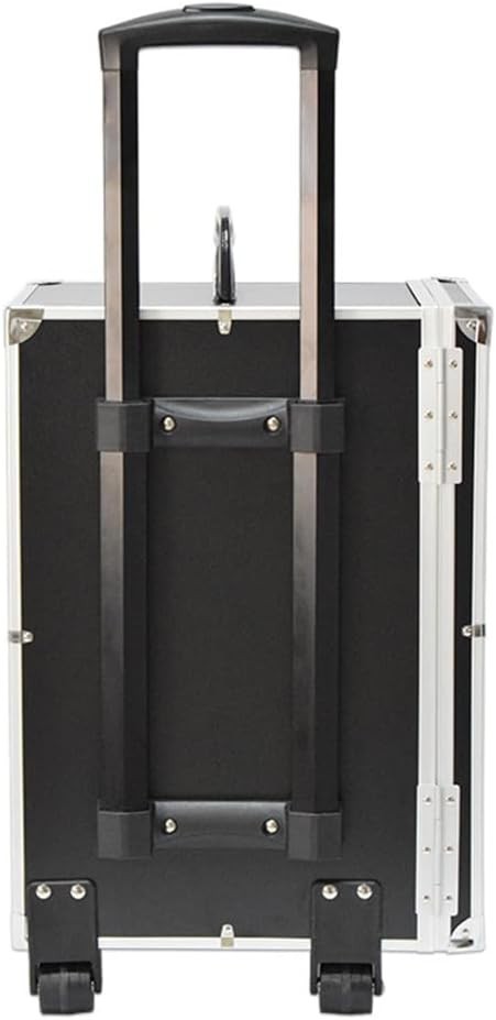 Rolling Jewelry Trolley Case with Drawers Sturdy Case for Travel and Vendor Show