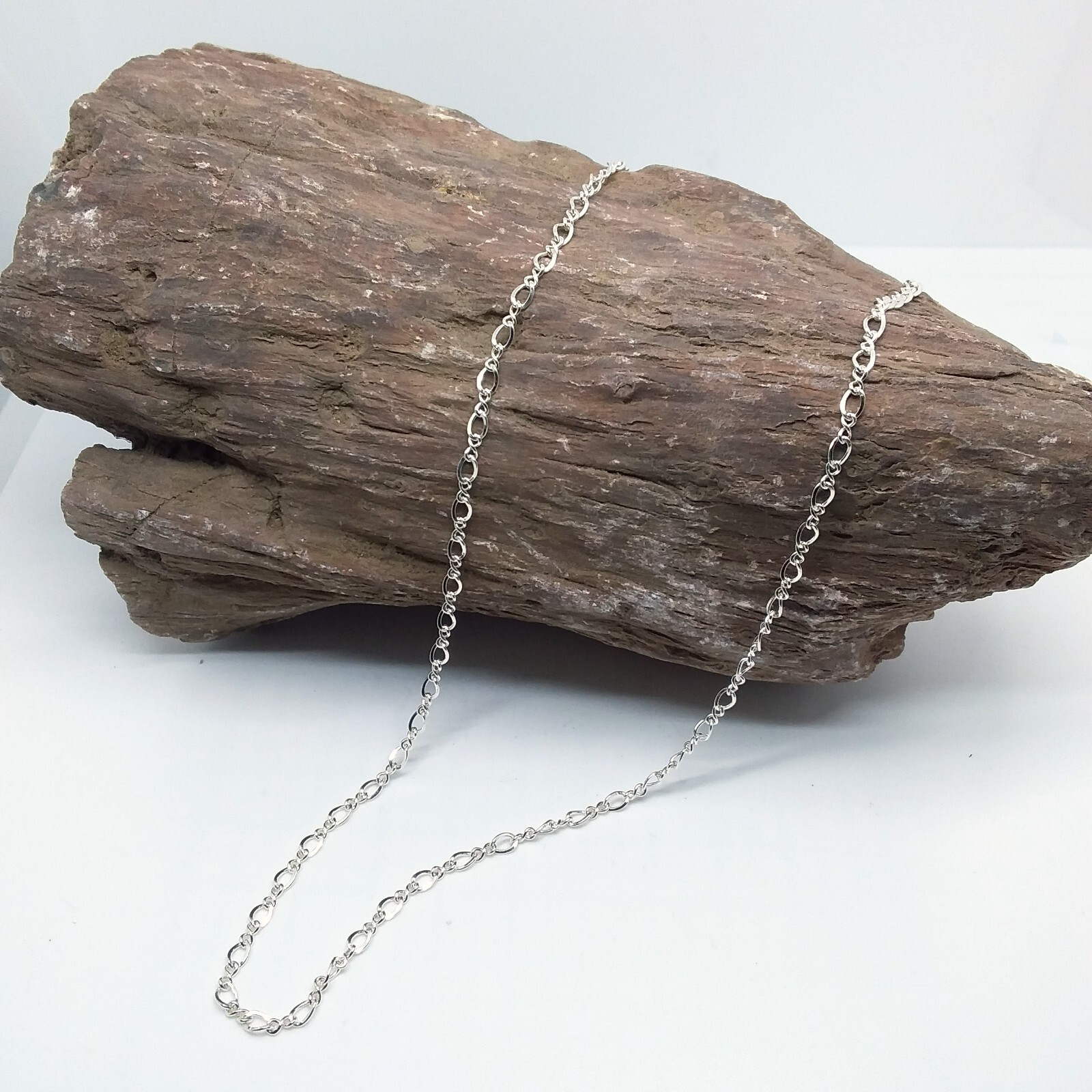 sterling silver, 6 to 40 inches, figure 8 chain, necklace, anklet,bracelet,#1996