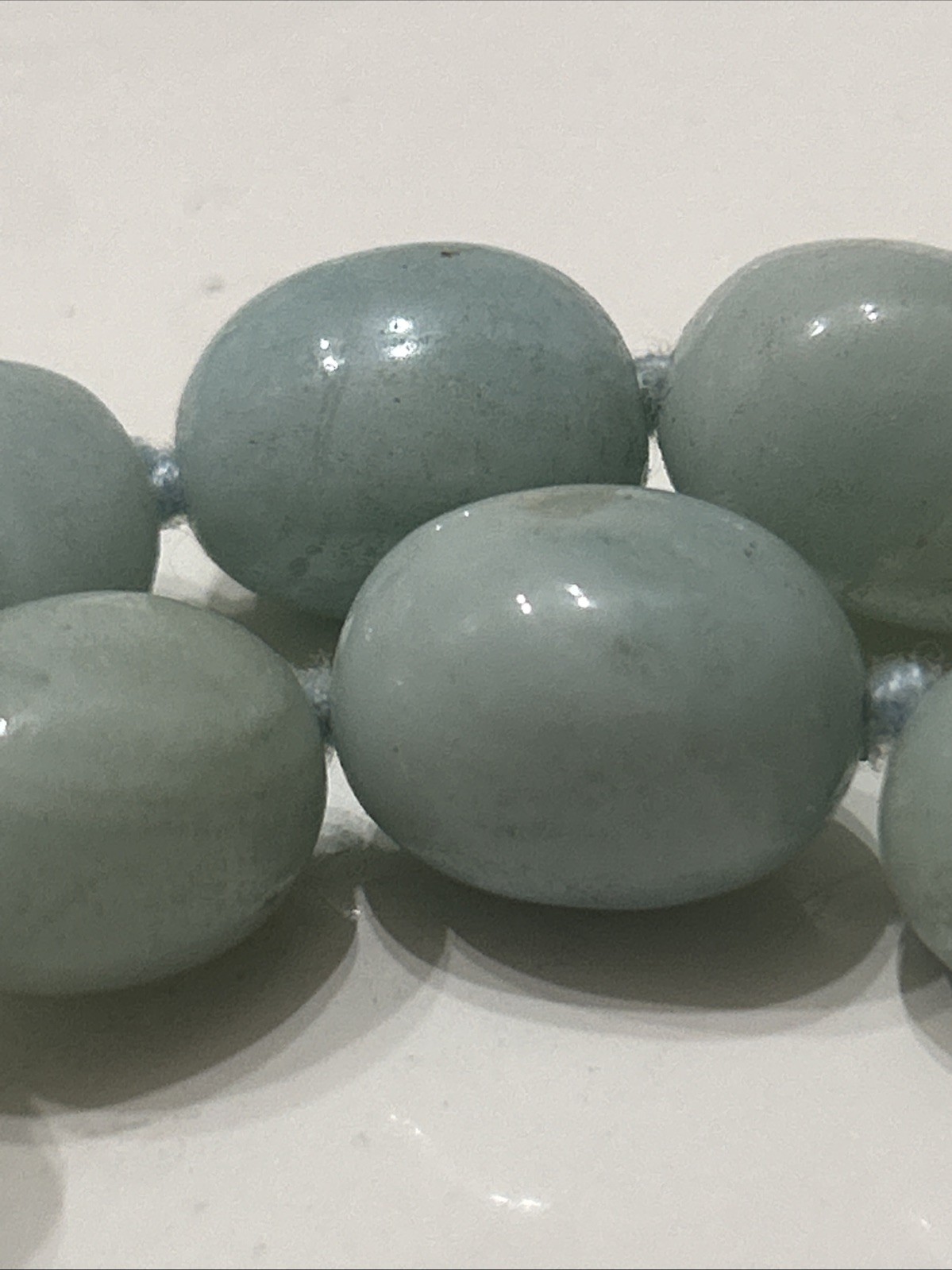 Jay King DTR Aquamarine Gemstone Sterling Silver 925 Graduated Bead Necklace