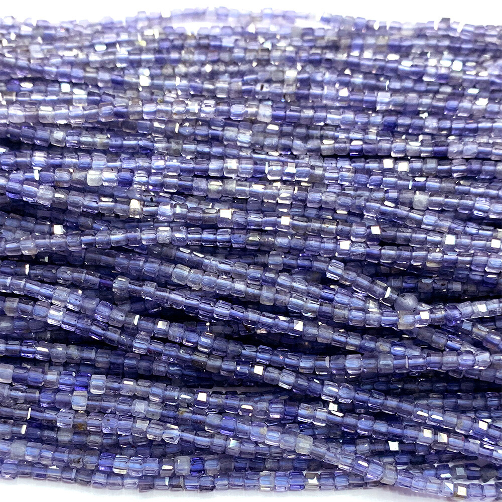 Tanzanite Tourmaline Pietersite Labradorite Spinel Edge Cube Faceted beads