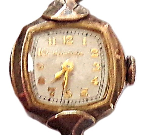 Watch, Bulova, Mechanical, 17 Jewels, 10KRGP, 5002800, Not Running