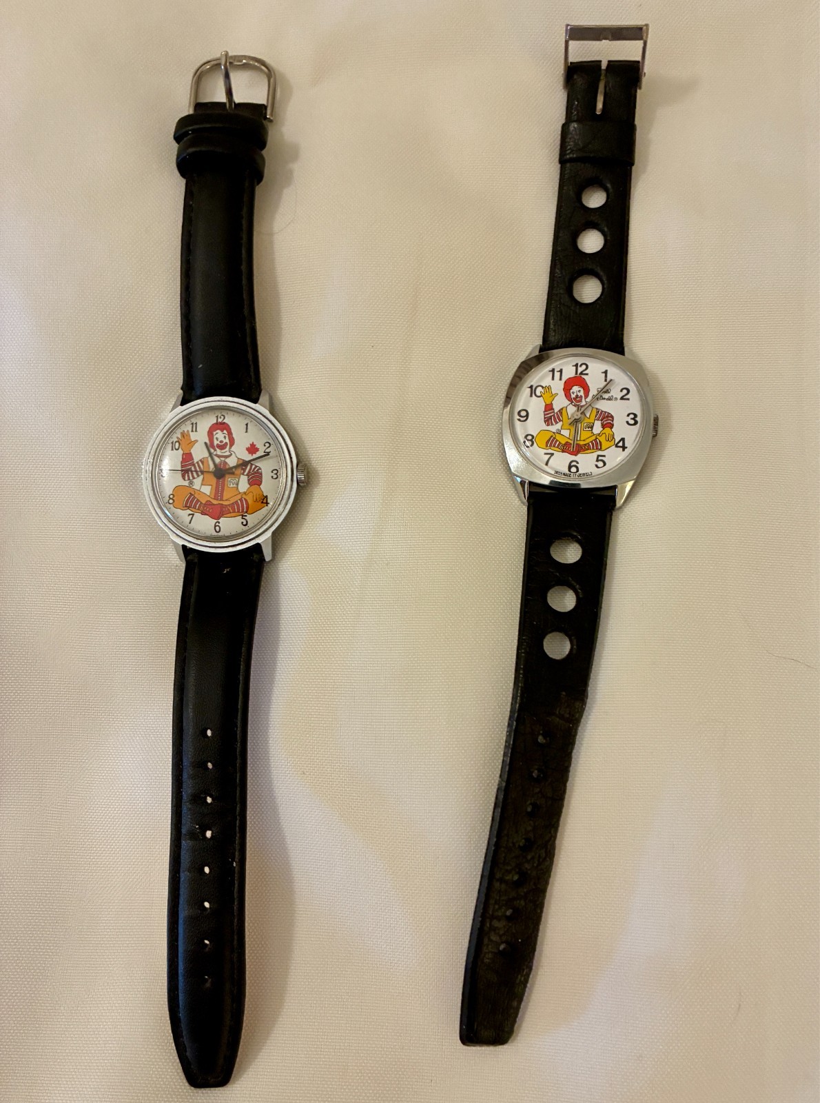 Two (2) Vintage Ronald McDonald Watches – FREE Shipping