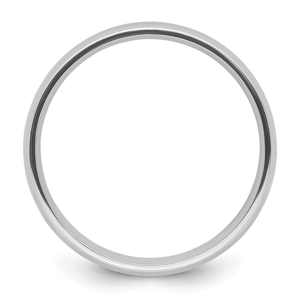 Platinum 5mm Lightweight Comfort-Fit Wedding Band Ring Size 8; Wt. 7.89 g