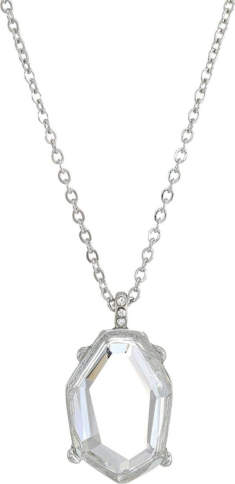 New French Connection Womens Irregular Stone Pendant Necklace 18″ $48 Tags #FC21