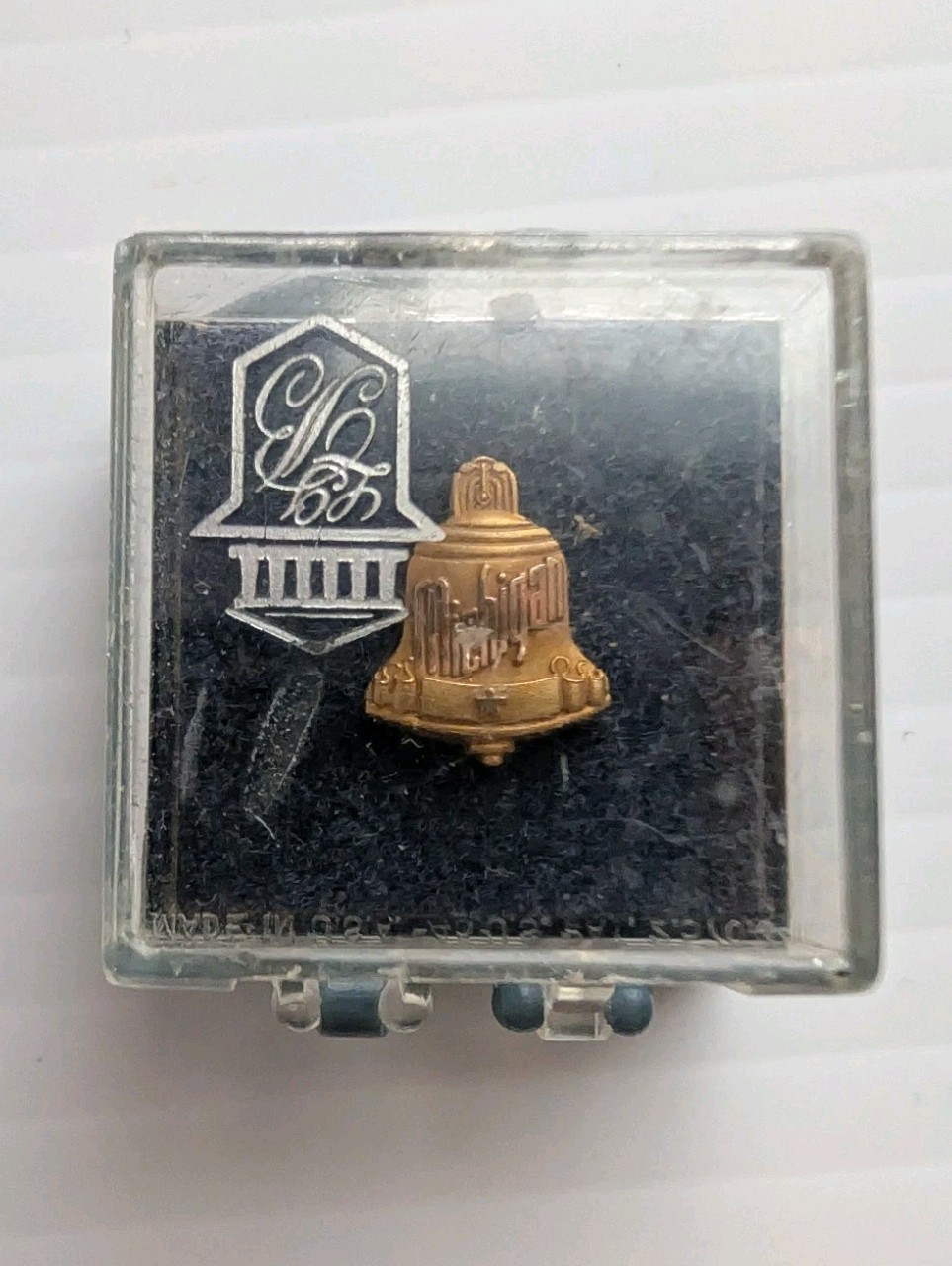 Vintage MICHIGAN BELL Telephone Employee 5 Years Pin Stamped LGB 10k Gold Filled