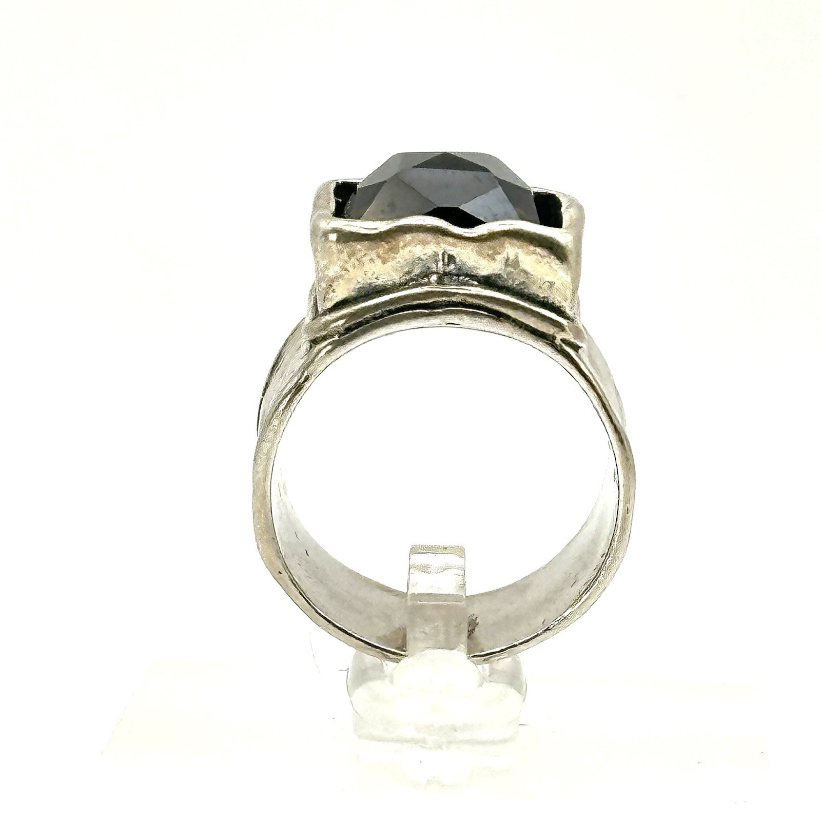 Silpada Retired R1453 Vintage Dusk Til Dawn Silver Smoky Quartz Ring Size 7.75