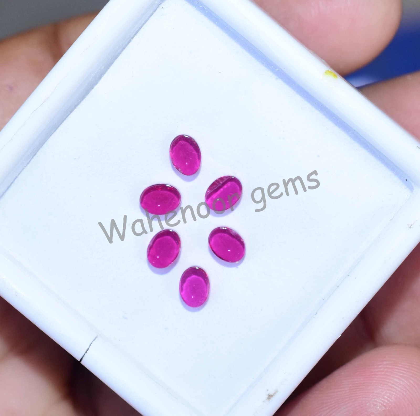 6 Pcs Natural Mogok Pink Ruby Oval 4×3 mm Certified 2.50 Ct Loose Gemstone