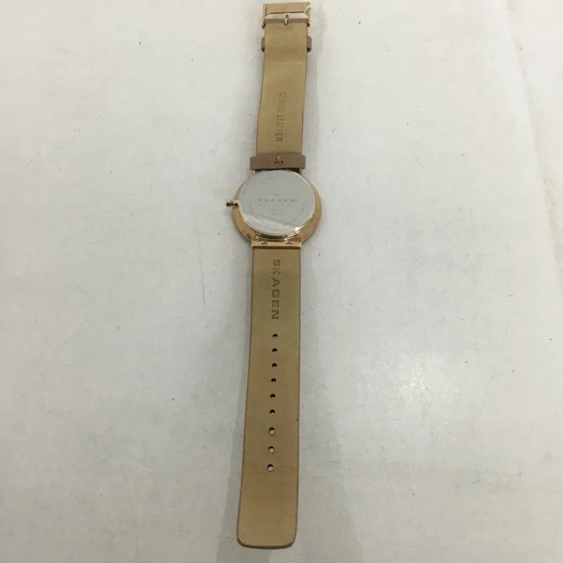 SKAGEN Analog (Quartz) Watch SKW2168 Leather Strap USED 2ND Used 10135184