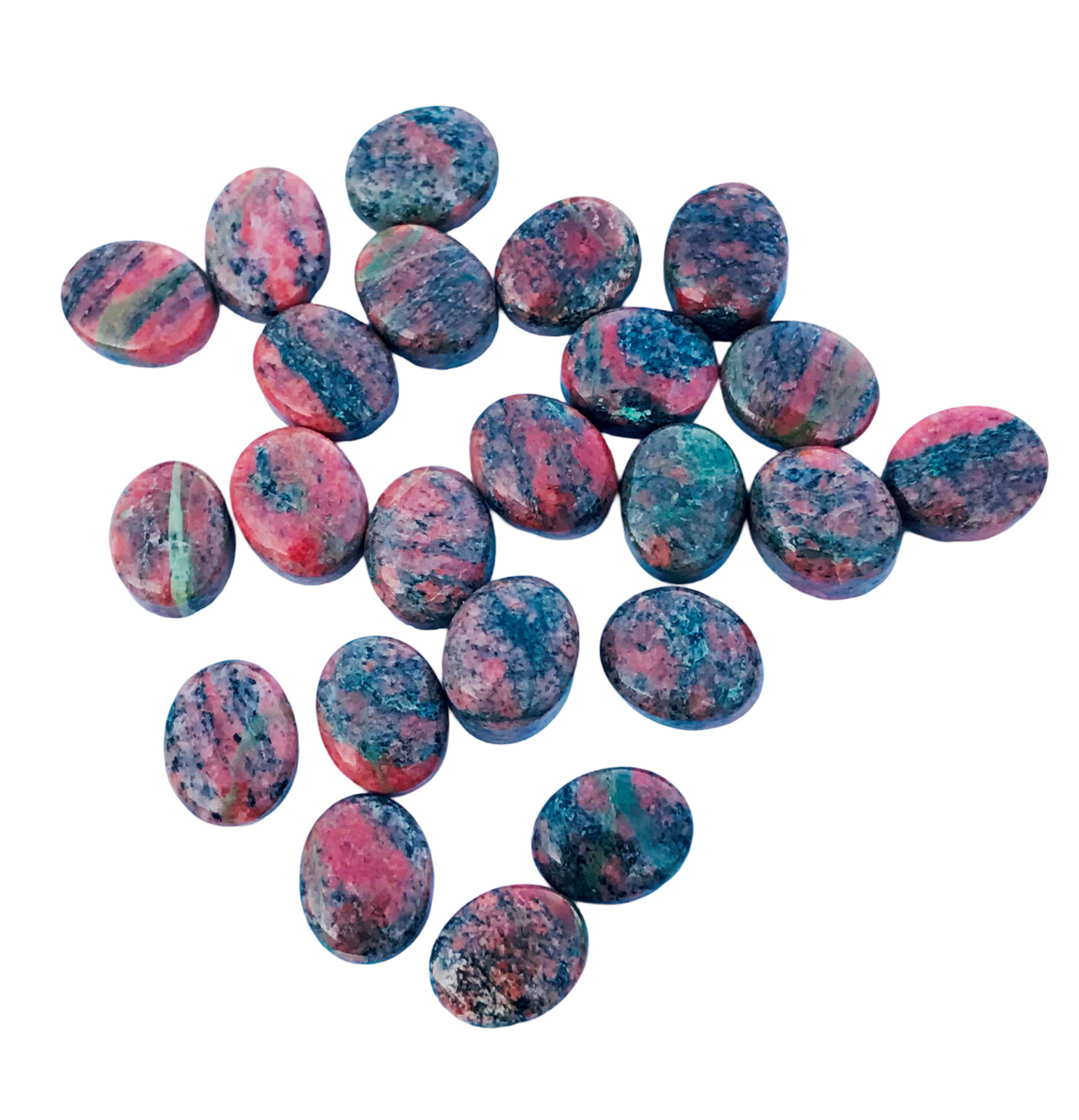 20 Pieces Natural Unakite Jasper Polished Gemstone -6x8mm-10x20mm Approx