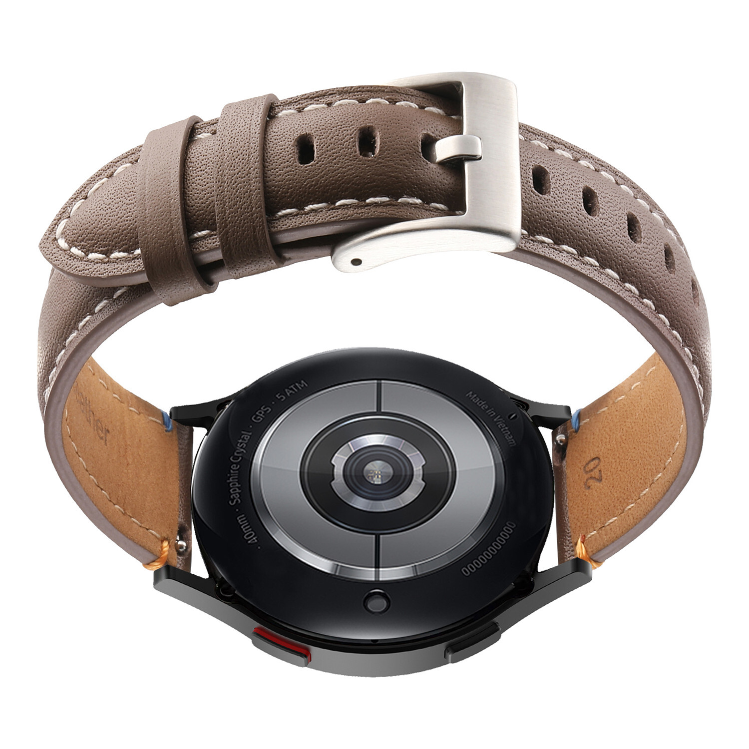 Vintage Watch Band 20mm 22mm Stitching Genuine Leather Strap Bracelet Wristband