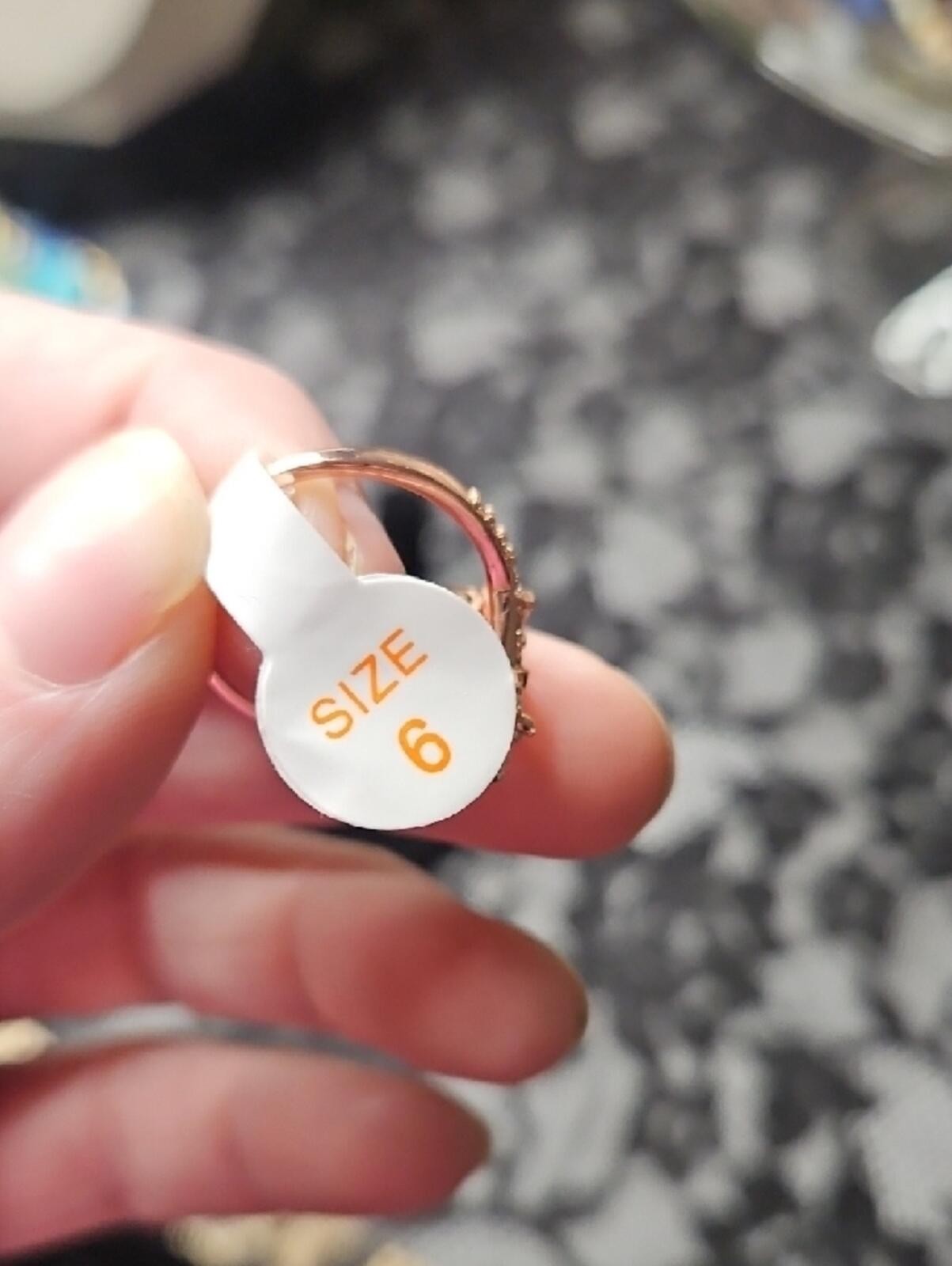 Rose Gold Multicolor Baguette Halo Ring