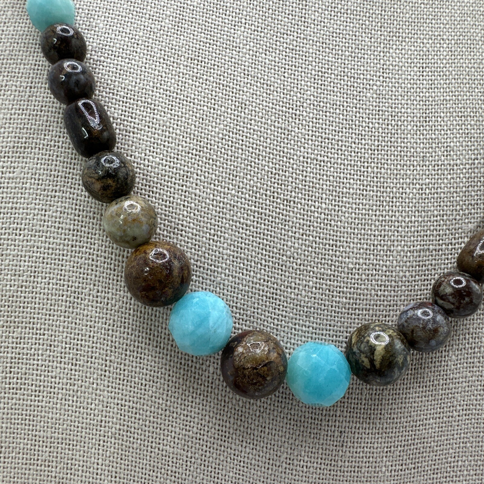 Mine Finds By Jay King Jasper & Amazonite 925 Necklace & Earrings Set