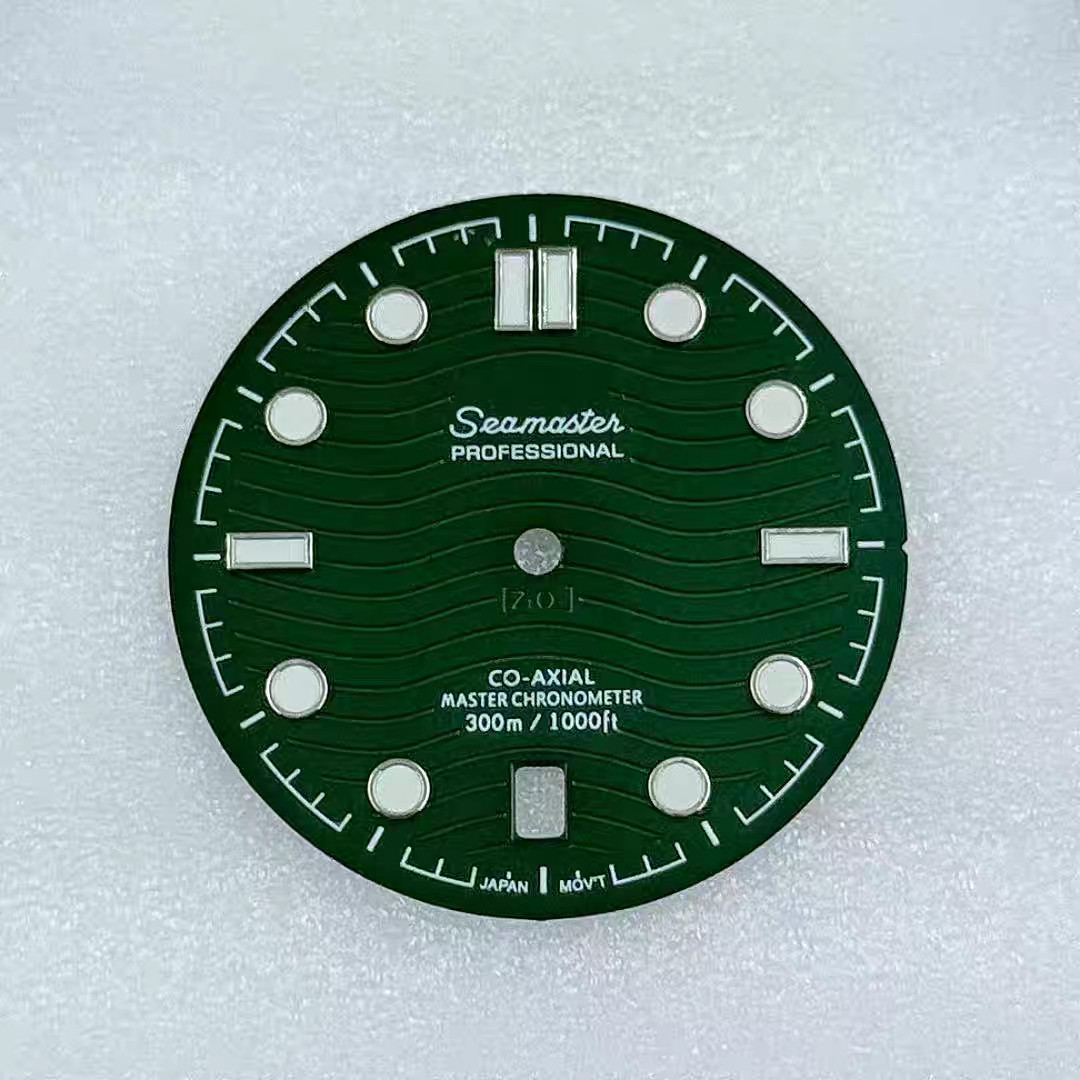 New Seiko green 6 o’clock Seamaste 300m dial 31mm suitable for NH35 movement C3
