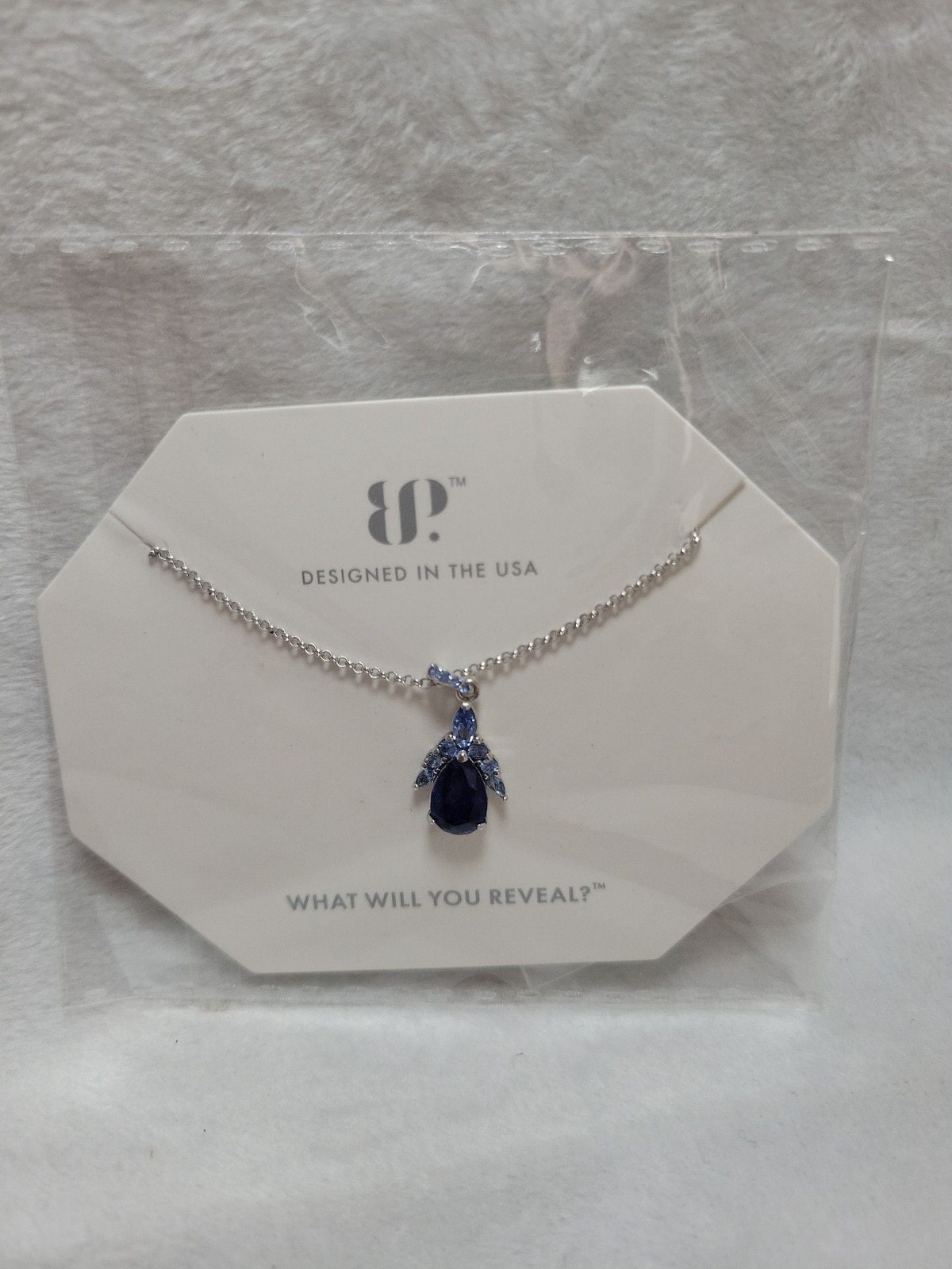 BP Wings Of Bliss Created Twilight Sapphire Genuine Quartz .925 Sterling Silver