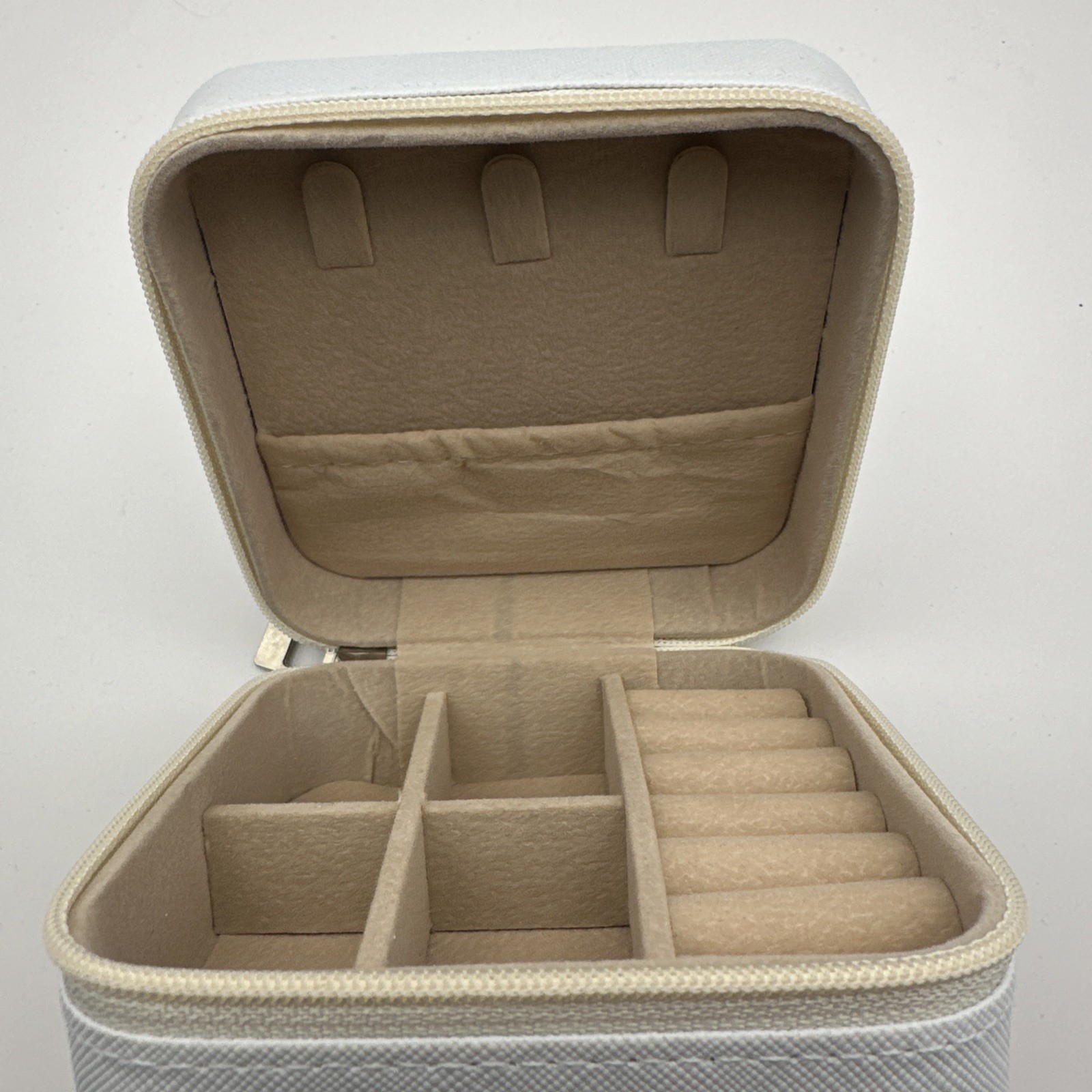 Basketball Jewelry Box Travel Case Girls Athlete Gift Ring Organizer Zippered