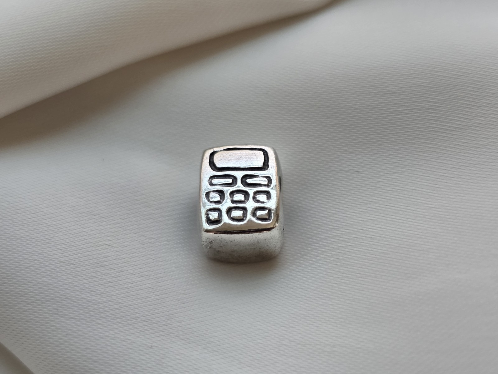 Retired Pandora Sterling Silver Cell Phone / Mobile Phone Charm 790293