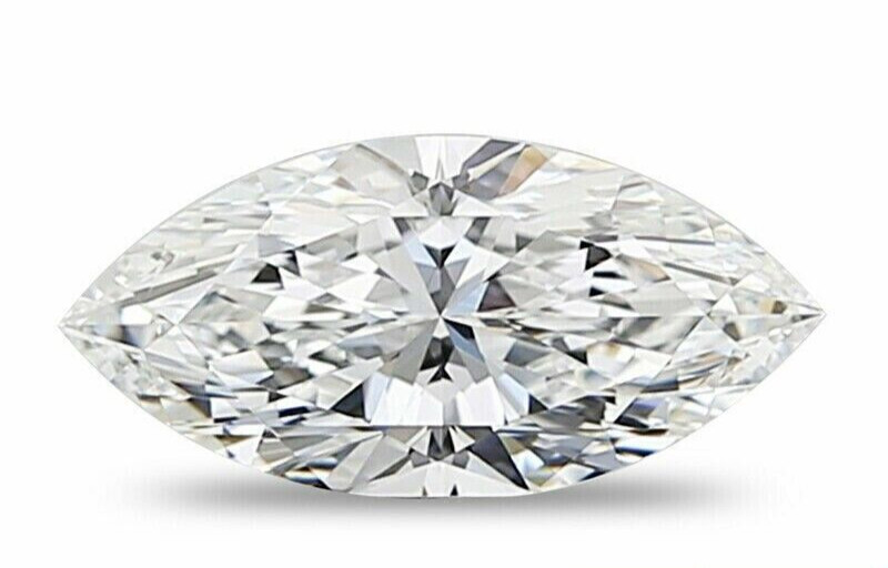 GRA Certified Loose Moissanite Marquise Cut Stones D VVS1 All Sizes
