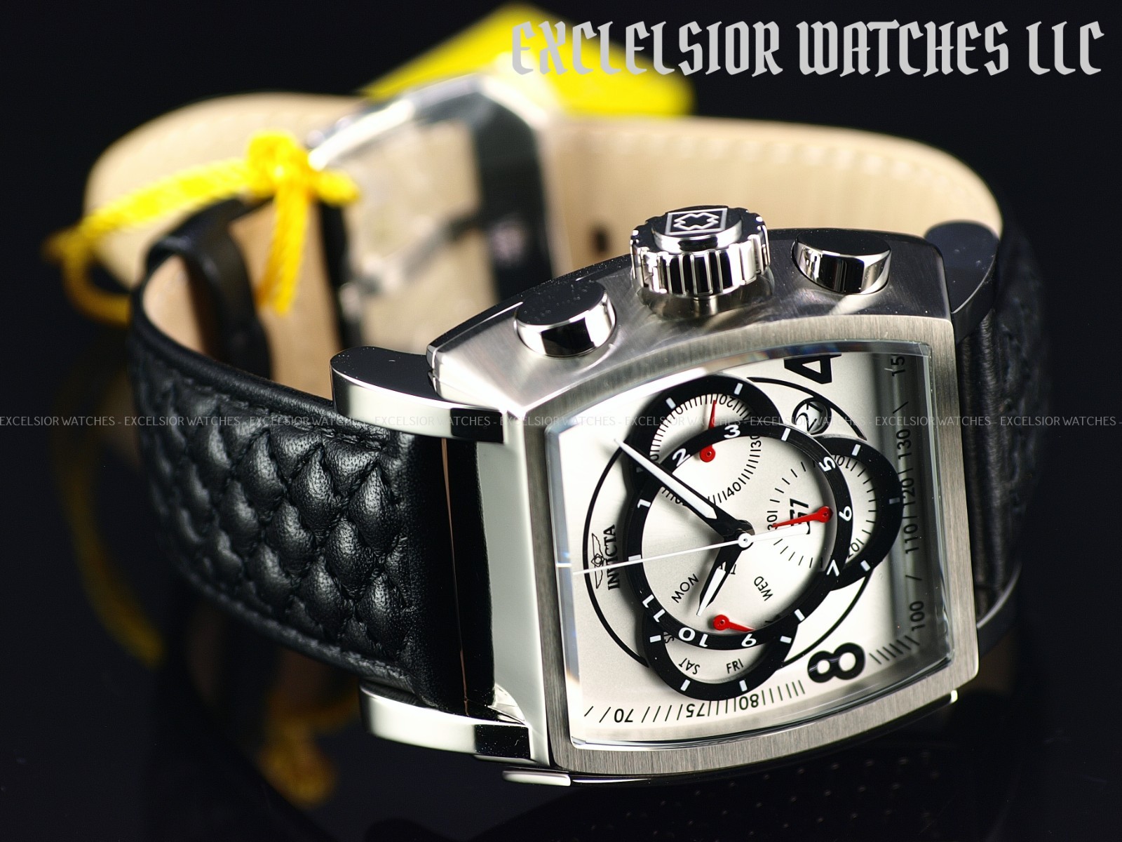 NEW Invicta Men 48mm S1 Rally SWISS Z60 Chrono SILVER DIAL Stainless St. Watch