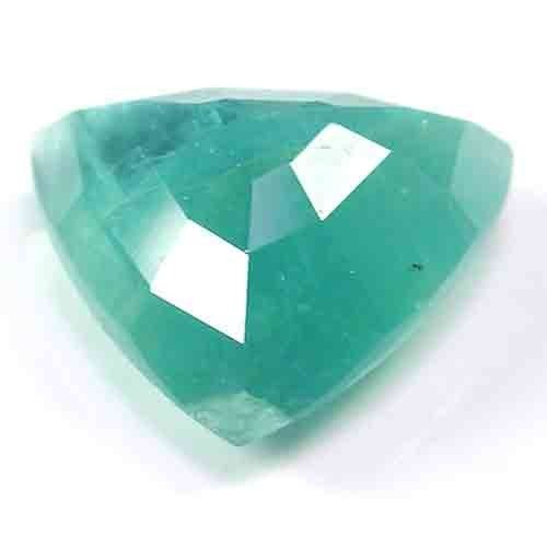 ELEGANT NATURAL VIVID EMERALD GREEN COLOR TRILLION CUT GRANDIDIERUTE GEM 2.1CT
