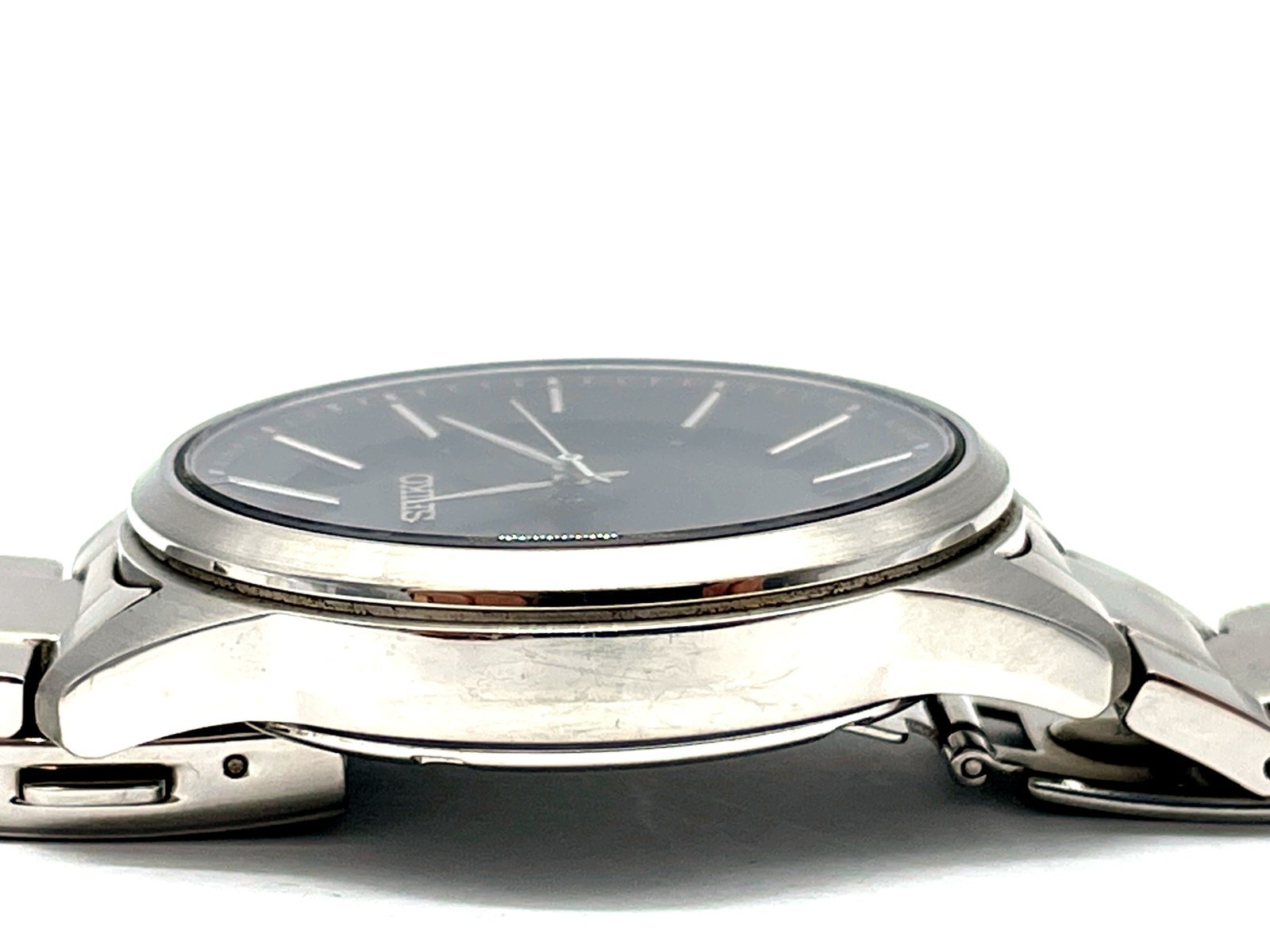 SEIKO Radio Wave Control Solar Men’s Watch Stainless Black Dial 7B24-0BJ0 40mm