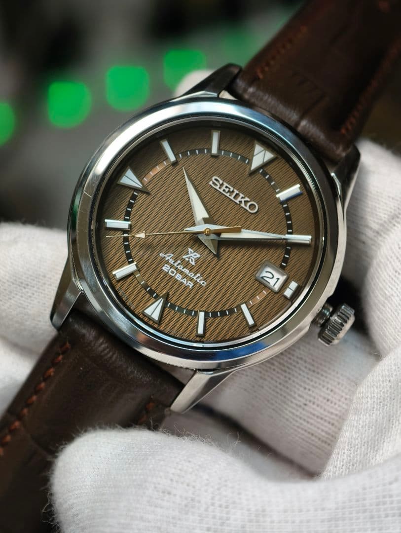 Seiko Prospex Alpinist SBDC161 Brown Automatic Watch Japan 0712403